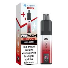 Hayati Pro Max Plus 6000 Puffs Fizzy Cherry - Prefilled POD kit - 20mg/mL
